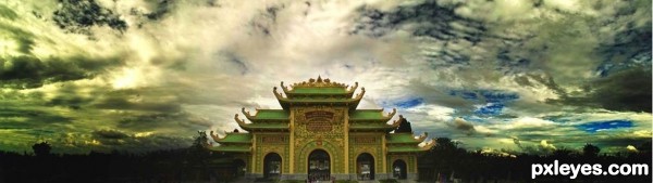 "Dai Nam" Golden pagoda